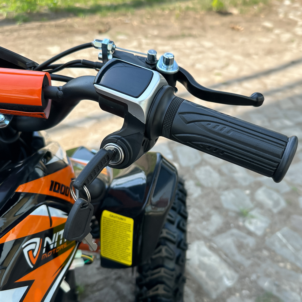ATV electric NITRO ECO Python 1000W 36V Snowy tyre, cu 3 Viteze, culoare portocaliu [16]