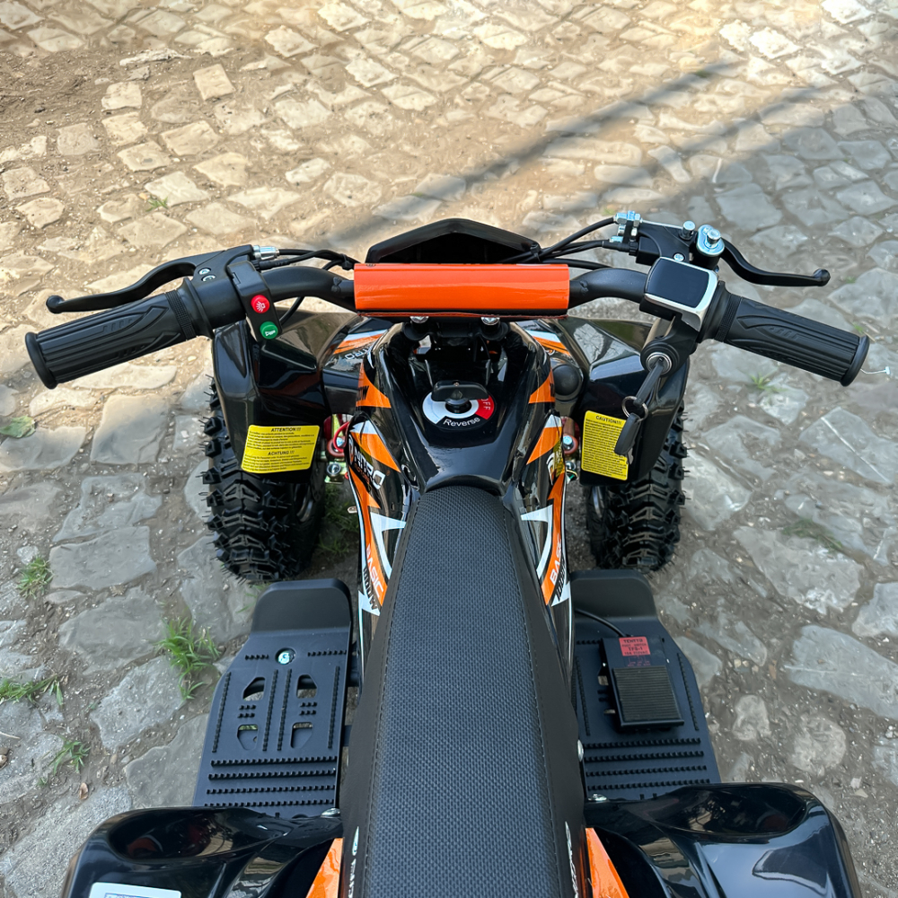ATV electric NITRO ECO Python 1000W 36V Snowy tyre, cu 3 Viteze, culoare portocaliu [15]