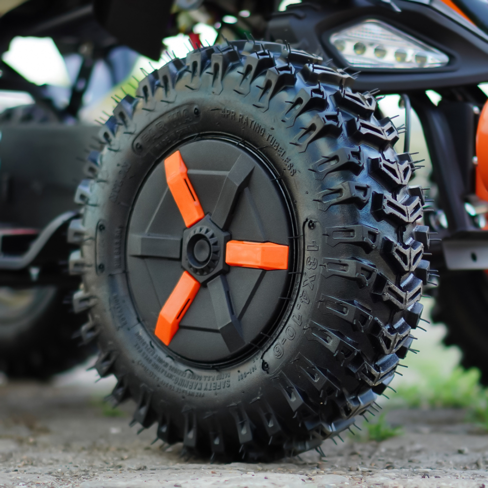 ATV electric NITRO ECO Python 1000W 36V Snowy tyre, cu 3 Viteze, culoare portocaliu [13]