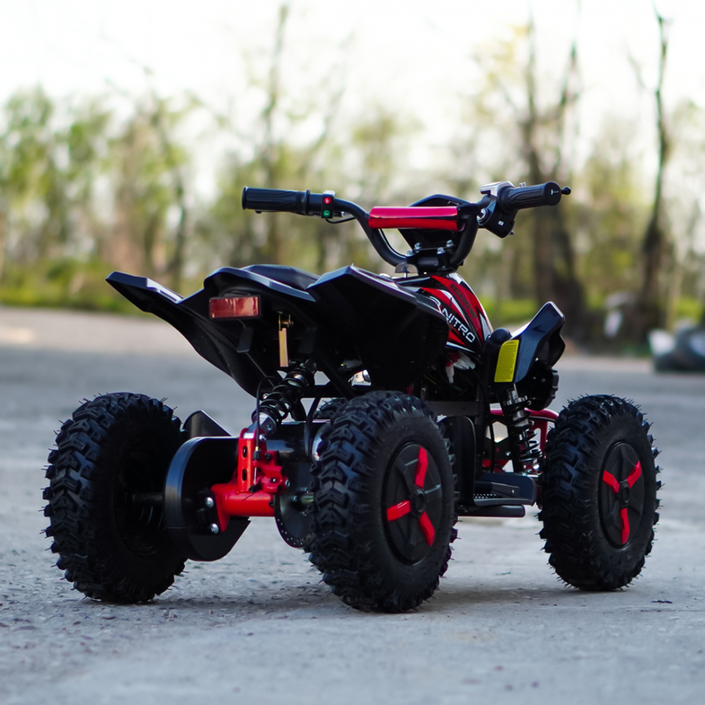 ATV electric NITRO ECO Python 1000W 36V Snowy tyre, cu 3 Viteze, culoare rosu [8]