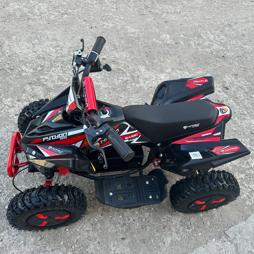 ATV electric NITRO ECO Python 1000W 36V Snowy tyre, cu 3 Viteze, culoare rosu [13]