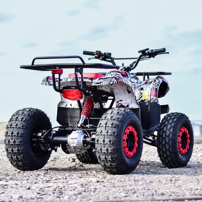 ATV electric NITRO Eco Toronto 1000W 48V 20Ah cu DIFERENTIAL #Alb [10]