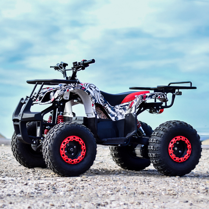 ATV electric NITRO Eco Toronto 1000W 48V 20Ah cu DIFERENTIAL #Alb [5]