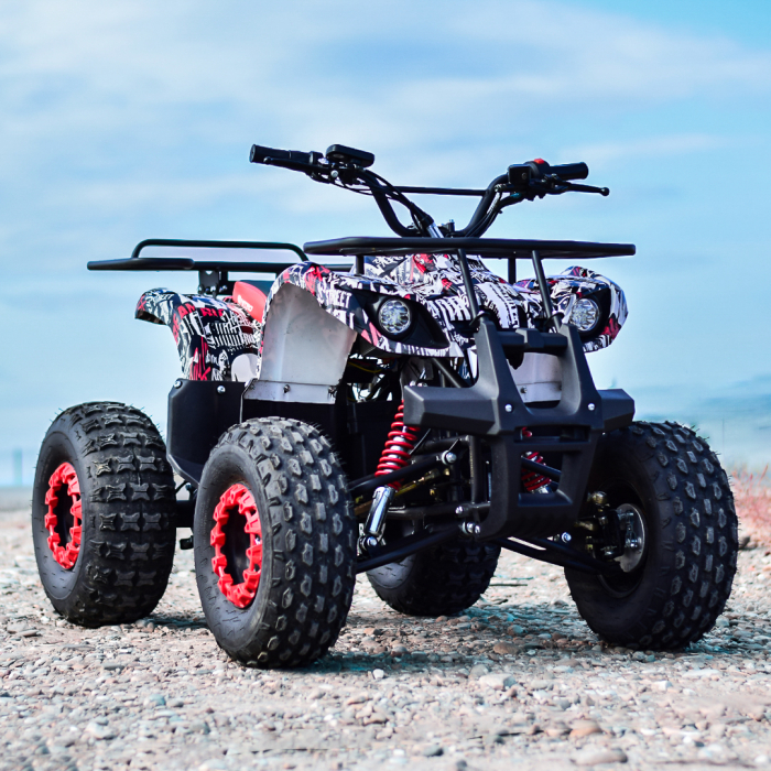 ATV electric NITRO Eco Toronto 1000W 48V 20Ah cu DIFERENTIAL #Alb [3]