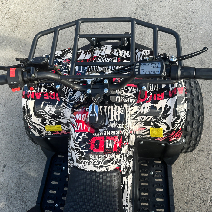 ATV electric NITRO Eco Toronto 1000W 48V 20Ah cu DIFERENTIAL #Alb [16]