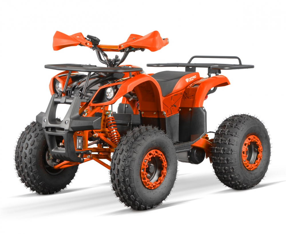 ATV electric NITRO Eco Toronto 1000W 48V 20Ah cu DIFERENTIAL, culoare portocalie