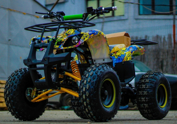 ATV electric NITRO Eco Toronto 1000W 48V 20Ah cu DIFERENTIAL #Galben [2]