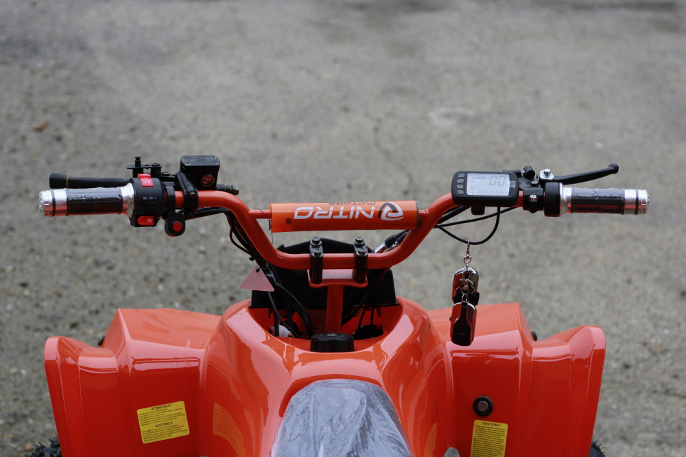 ATV electric NITRO Eco Warrior 1000W 48V 20Ah cu DIFERENTIAL #Orange [9]