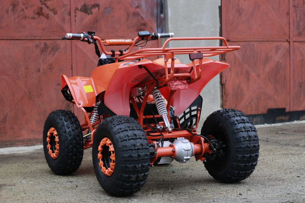 ATV electric NITRO Eco Warrior 1000W 48V 20Ah cu DIFERENTIAL #Orange [12]