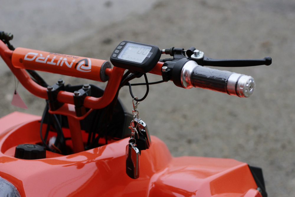 ATV electric NITRO Eco Warrior 1000W 48V 20Ah cu DIFERENTIAL #Orange [7]