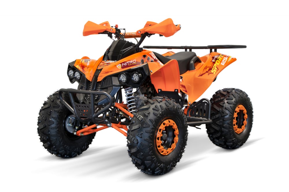 ATV electric NITRO Eco Warrior 1000W 48V 20Ah cu DIFERENTIAL Orange