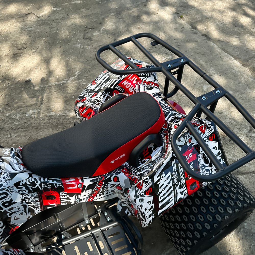 ATV electric NITRO EcoWarrior SPORT 1500W 60V 20Ah cu DIFERENTIAL, grafiti alb [16]