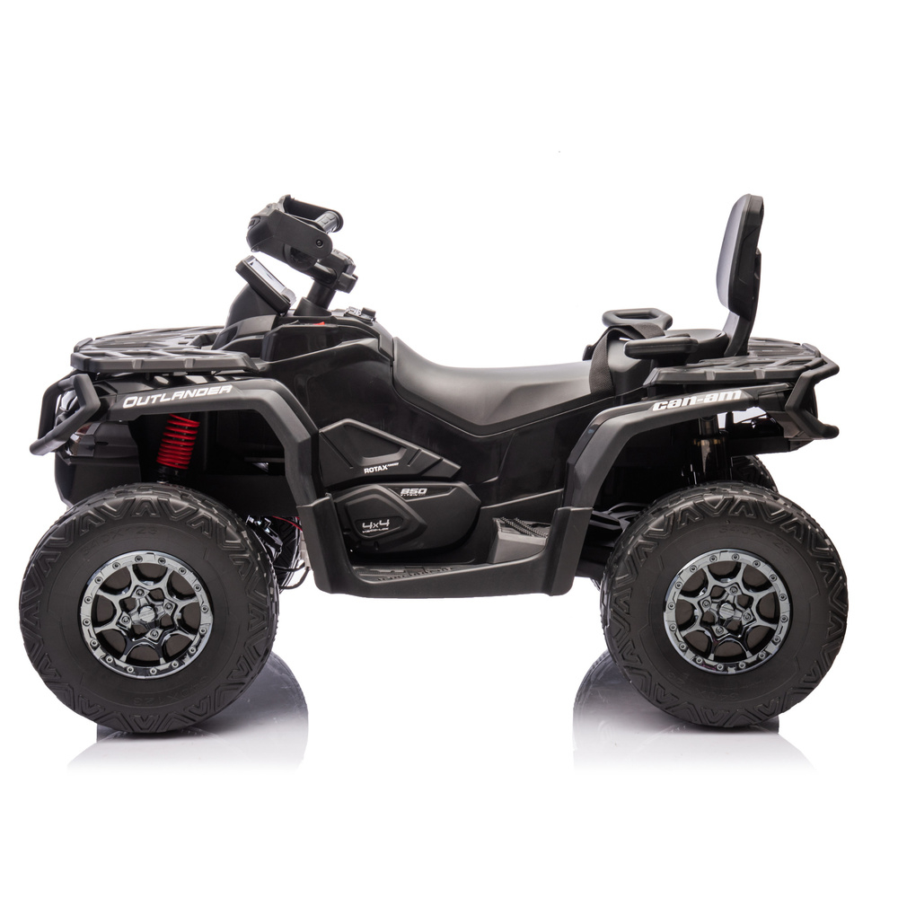 ATV electric pentru 2 copii Can Am Outlender 800W 24V Bombardier, culoare neagra [4]