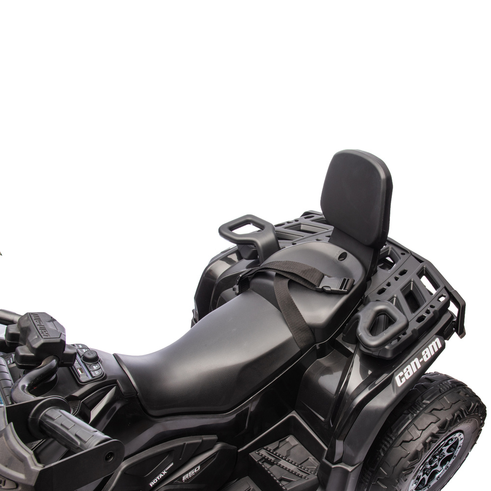 ATV electric pentru 2 copii Can Am Outlender 800W 24V Bombardier, culoare neagra [9]