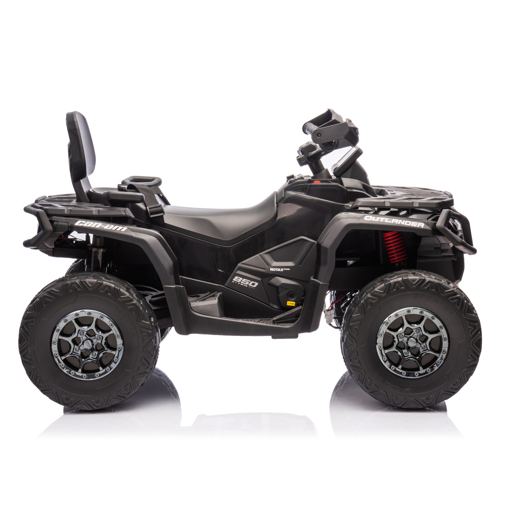 ATV electric pentru 2 copii Can Am Outlender 800W 24V Bombardier, culoare neagra [5]