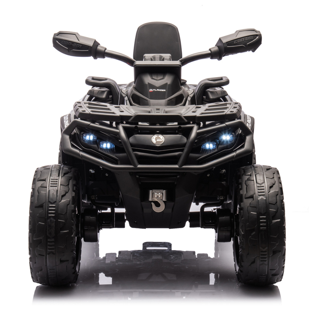 ATV electric pentru 2 copii Can Am Outlender 800W 24V Bombardier, culoare neagra [3]