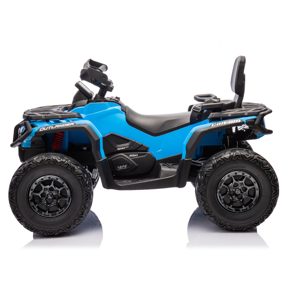 ATV electric pentru 2 copii Can Am Outlender 800W 24V Bombardier, culoare albastra [5]