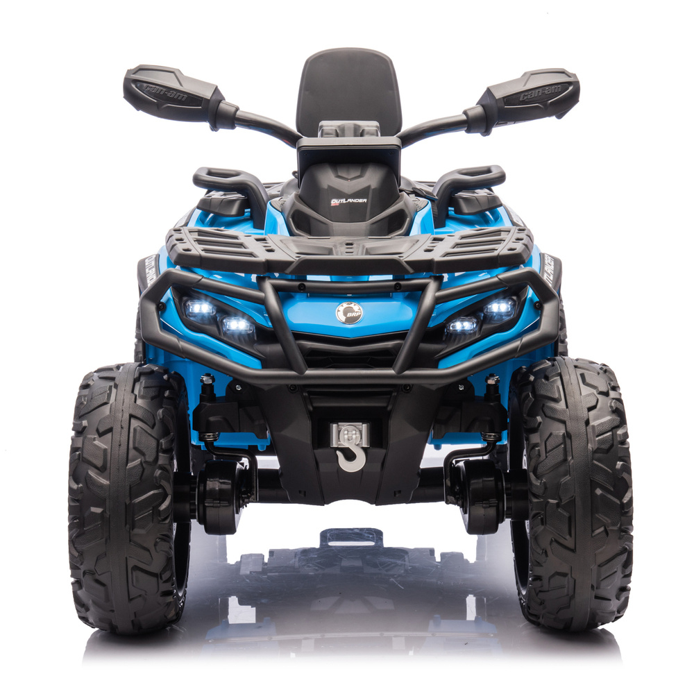 ATV electric pentru 2 copii Can Am Outlender 800W 24V Bombardier, culoare albastra [3]