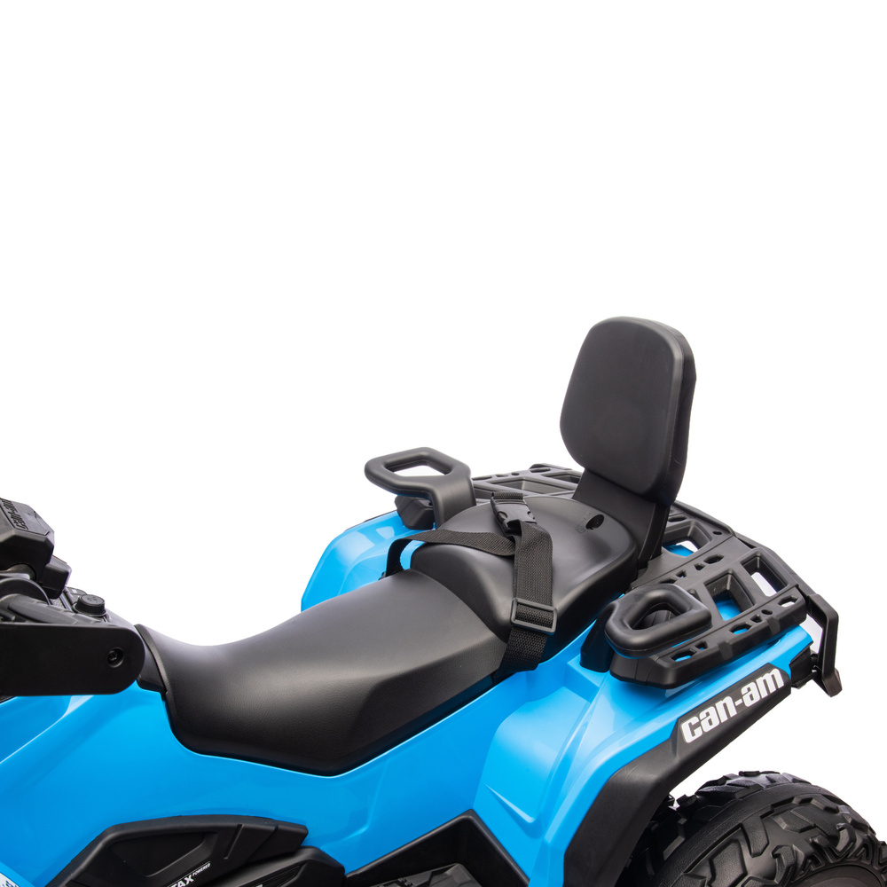 ATV electric pentru 2 copii Can Am Outlender 800W 24V Bombardier, culoare albastra [15]