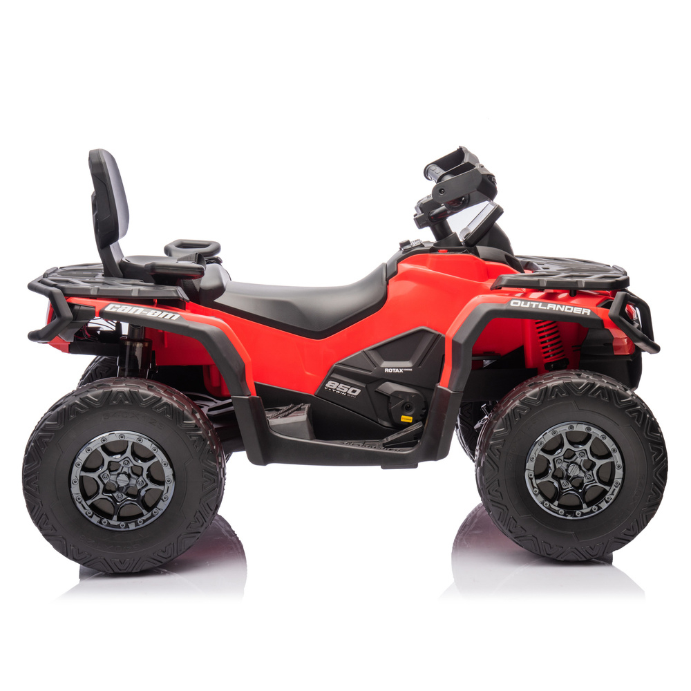 ATV electric pentru 2 copii Can Am Outlender 800W 24V Bombardier, culoare rosie [5]