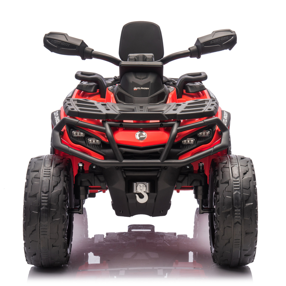 ATV electric pentru 2 copii Can Am Outlender 800W 24V Bombardier, culoare rosie [3]