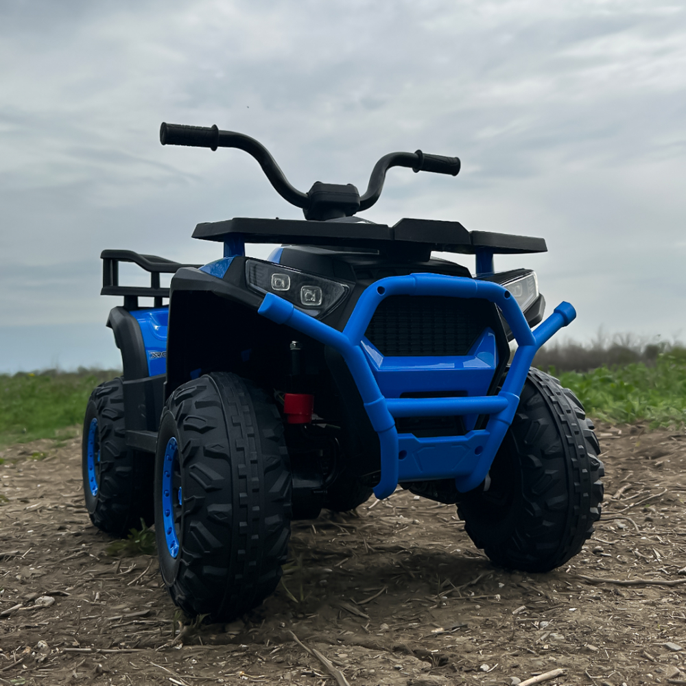 ATV electric pentru copii 2-5 ani, Mini DESERT, 120W 12V, cu telecomanda, bluetooth, albastru [2]
