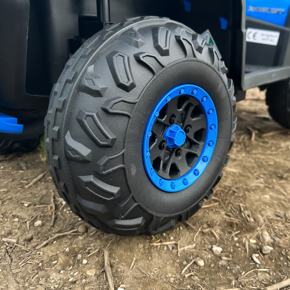 ATV electric pentru copii 2-5 ani, Mini DESERT, 120W 12V, cu telecomanda, bluetooth, albastru [10]