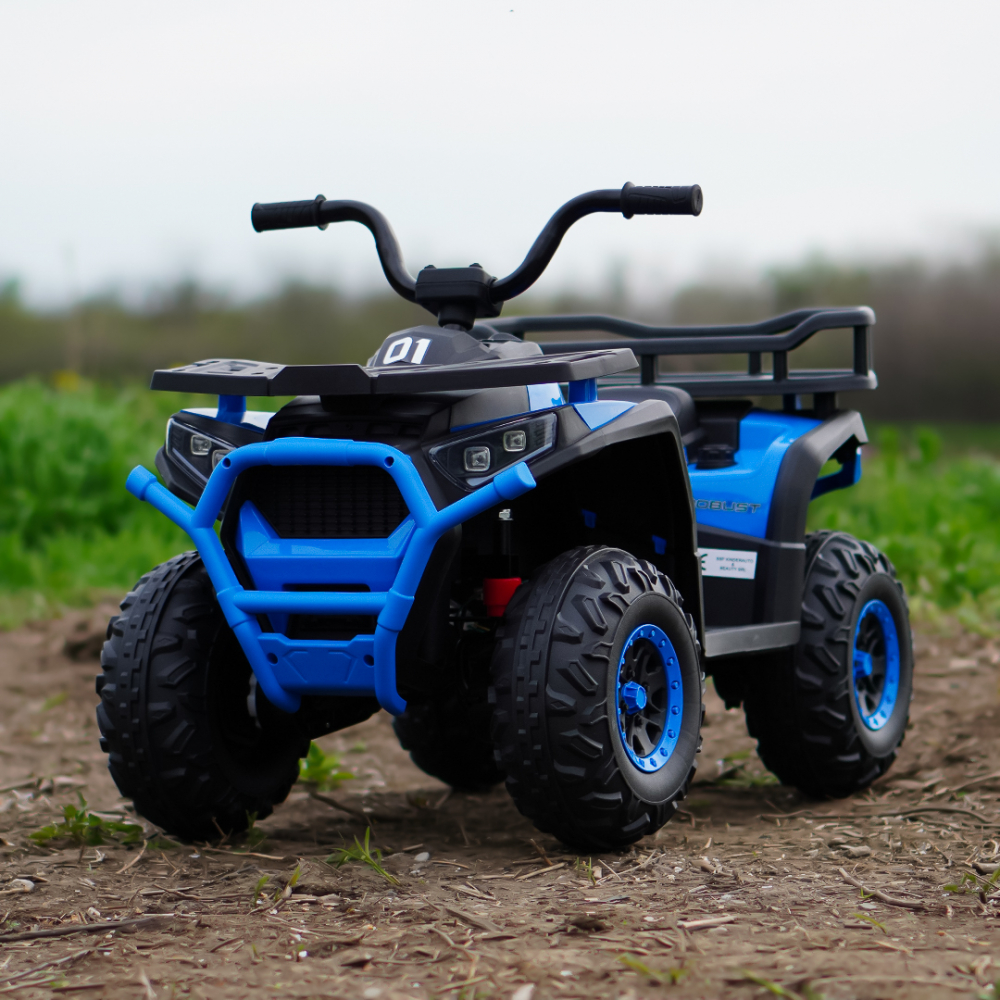 ATV electric pentru copii 2-5 ani, Mini DESERT, 120W 12V, cu telecomanda, bluetooth, albastru [3]