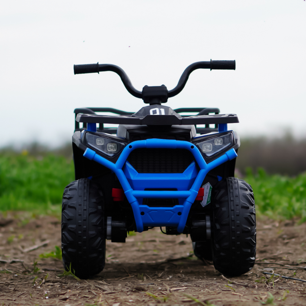 ATV electric pentru copii 2-5 ani, Mini DESERT, 120W 12V, cu telecomanda, bluetooth, albastru [4]
