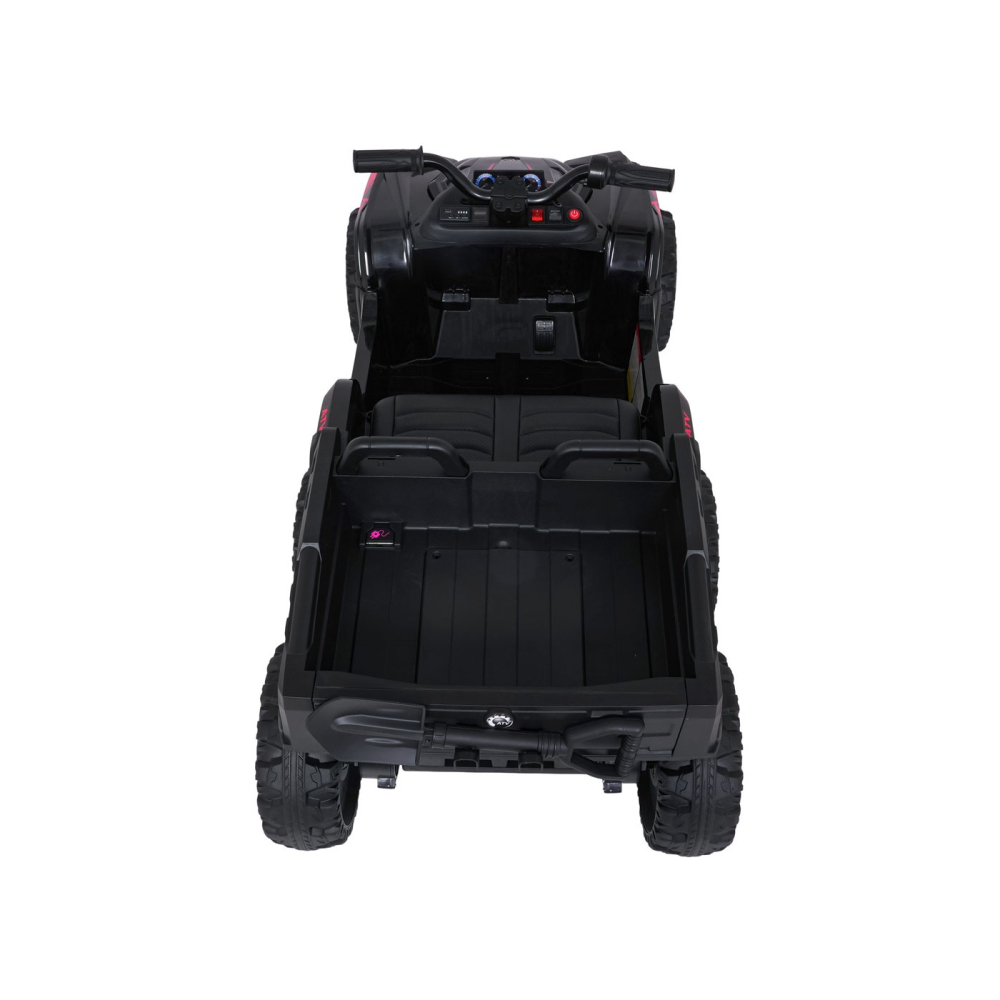 ATV electric pentru copii 2-6 ani, Kinderauto FarmQuad 6x6, 180W, 12V 14AH, roti EVA, culoare neagra [12]