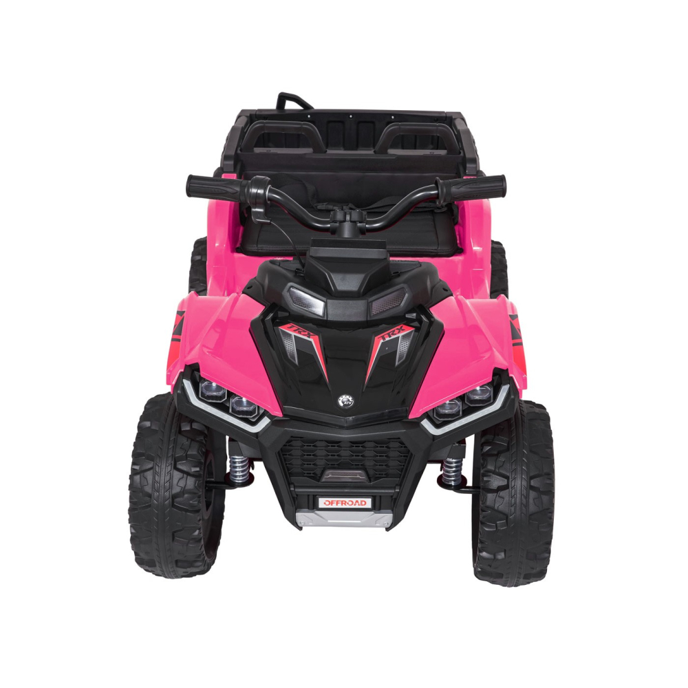 ATV electric pentru copii 2-6 ani, Kinderauto FarmQuad 6x6, 180W, 12V 14AH, roti EVA, culoare roz [12]