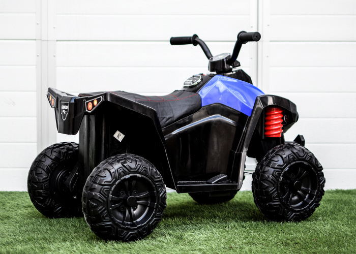 Atv electric pentru copii 2-5 ani Kinderauto Wolf 70W , albastru [6]