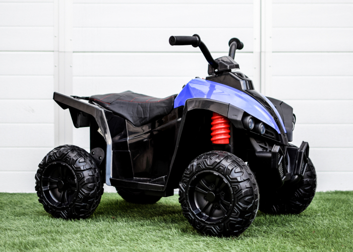 Atv electric pentru copii 2-5 ani Kinderauto Wolf 70W , albastru [4]