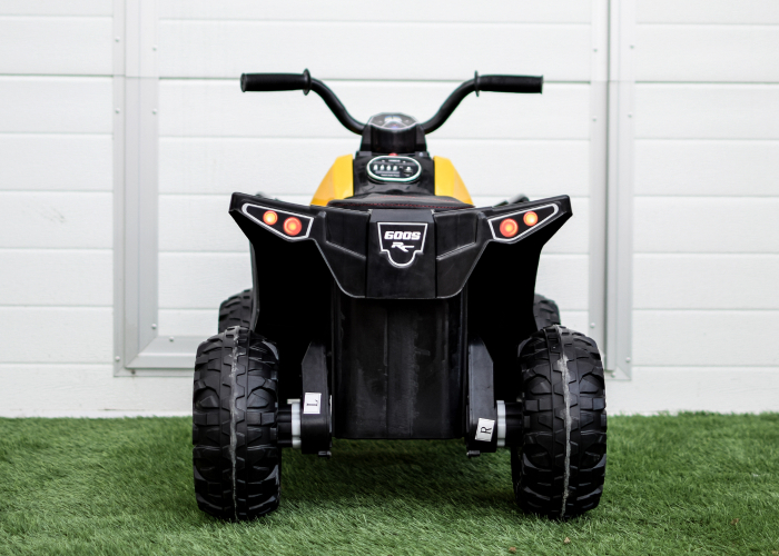 Atv electric pentru copii 2-5 ani Kinderauto Wolf 70W , galben [6]