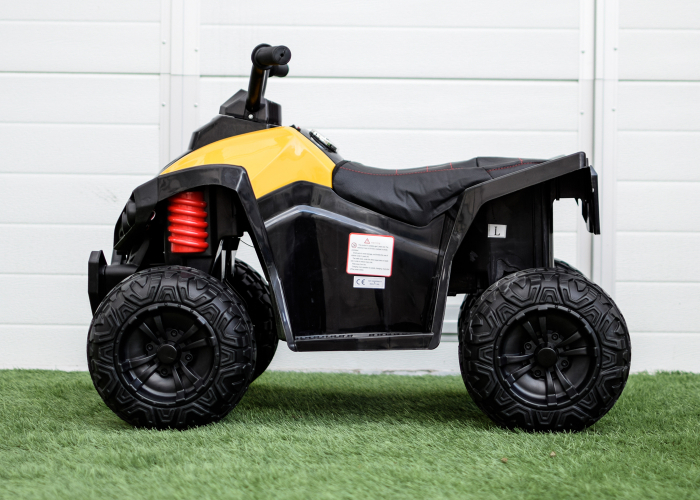 Atv electric pentru copii 2-5 ani Kinderauto Wolf 70W , galben [5]