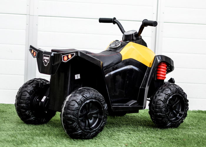 Atv electric pentru copii 2-5 ani Kinderauto Wolf 70W , galben [3]