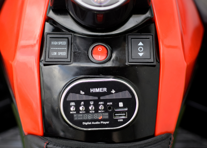 Atv electric pentru copii 2-5 ani Kinderauto Wolf 70W , Rosu [8]