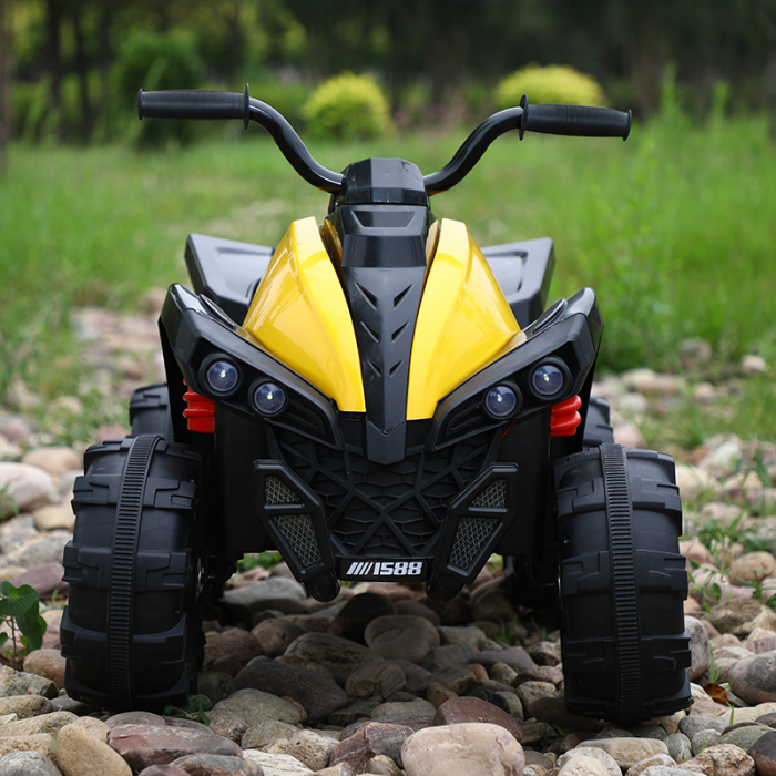 Atv electric pentru copii 2-5 ani Kinderauto Wolf 70W , galben [11]