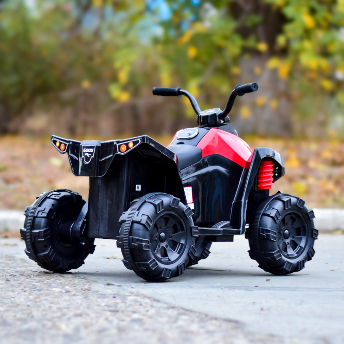 Atv electric pentru copii 2-5 ani Kinderauto Wolf 70W , Rosie [9]