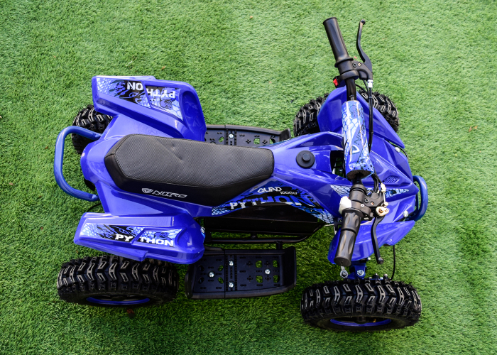 Atv electric copii 3-8 ani NITRO ECO Python Cross, albastru [9]