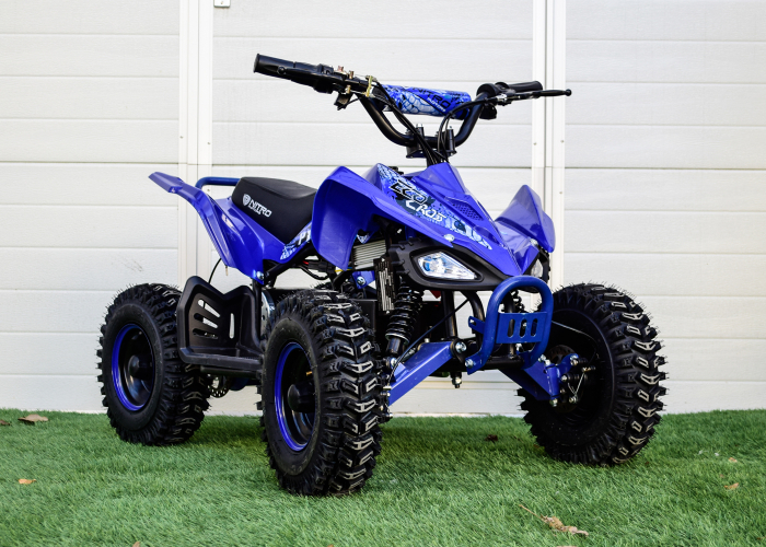 Atv electric copii 3-8 ani NITRO ECO Python Cross, albastru [4]