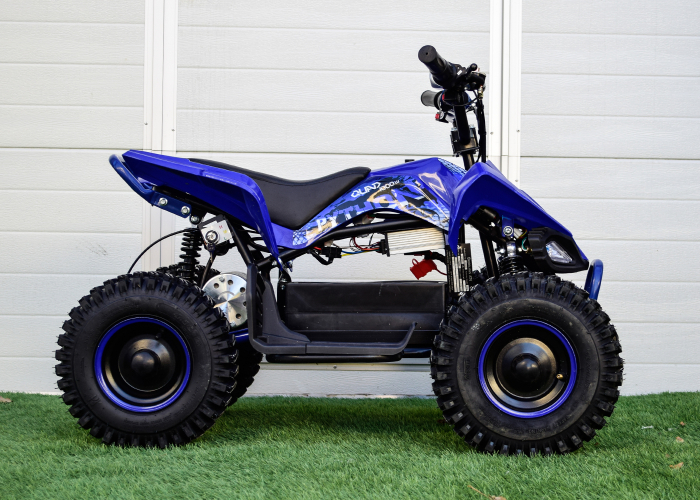 Atv electric copii 3-8 ani NITRO ECO Python Cross, albastru [5]