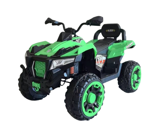 ATV electric copii 3-9 ani, 180W baterie 12V, verde, 4x4 [1]