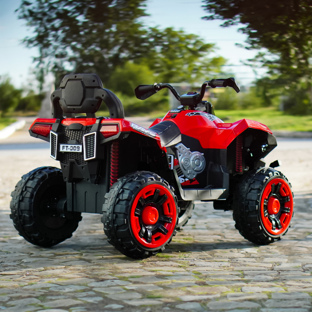 ATV electric pentru copii 4x4 Kinderauto SuperOffroad V2, 2 locuri, rosu [8]