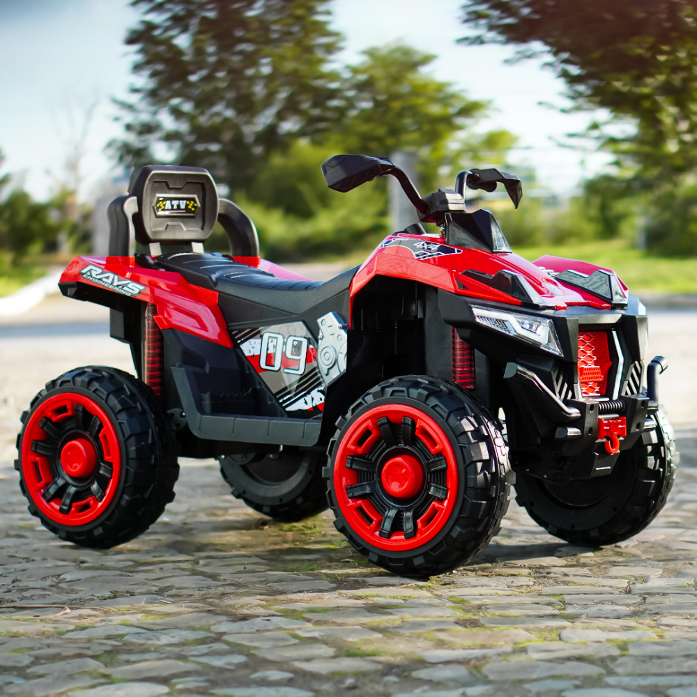 ATV electric pentru copii 4x4 Kinderauto SuperOffroad V2, 2 locuri, rosu [10]