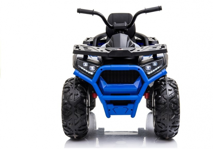 ATV electric pentru copii BJ607 12V 90W cu Scaun Tapitat #Albastru [2]