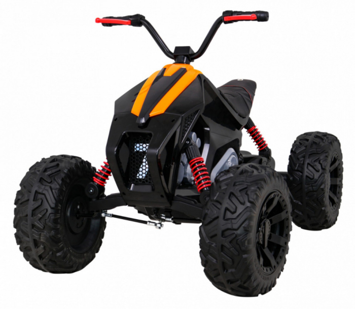 ATV electric pentru copii BJ718 110W 24V PREMIUM Negru Hollicy