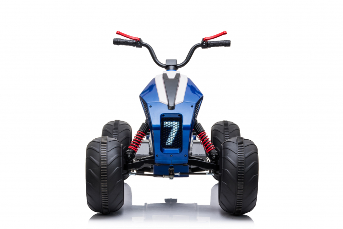 ATV electric pentru copii Kinderauto BJ718 90W 12V cu scaun tapitat culoare Albastru [14]