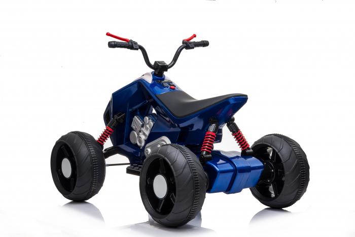 ATV electric pentru copii Kinderauto BJ718 90W 12V cu scaun tapitat culoare Albastru [16]