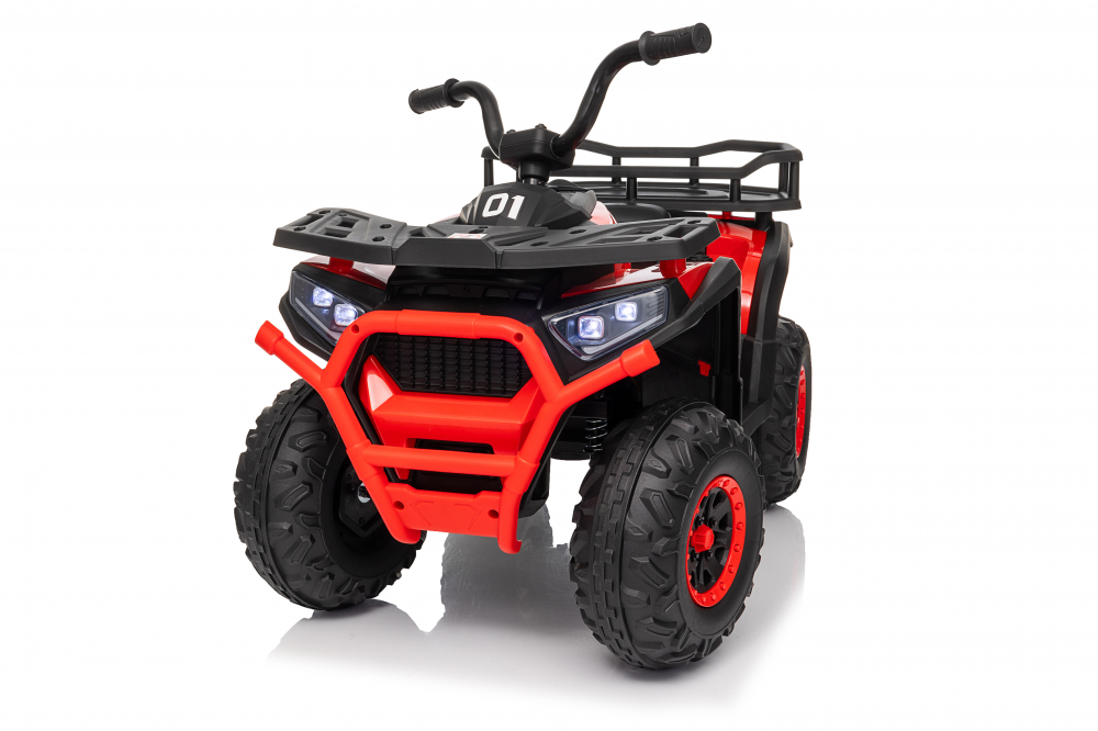 ATV electric pentru copii, Mini DESERT 120W 12V, telecomanda inclusa, music player, rosu [7]